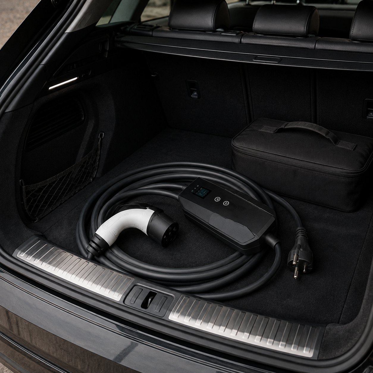 Chargeur de voiture électrique portable Type 2, 3,68kW