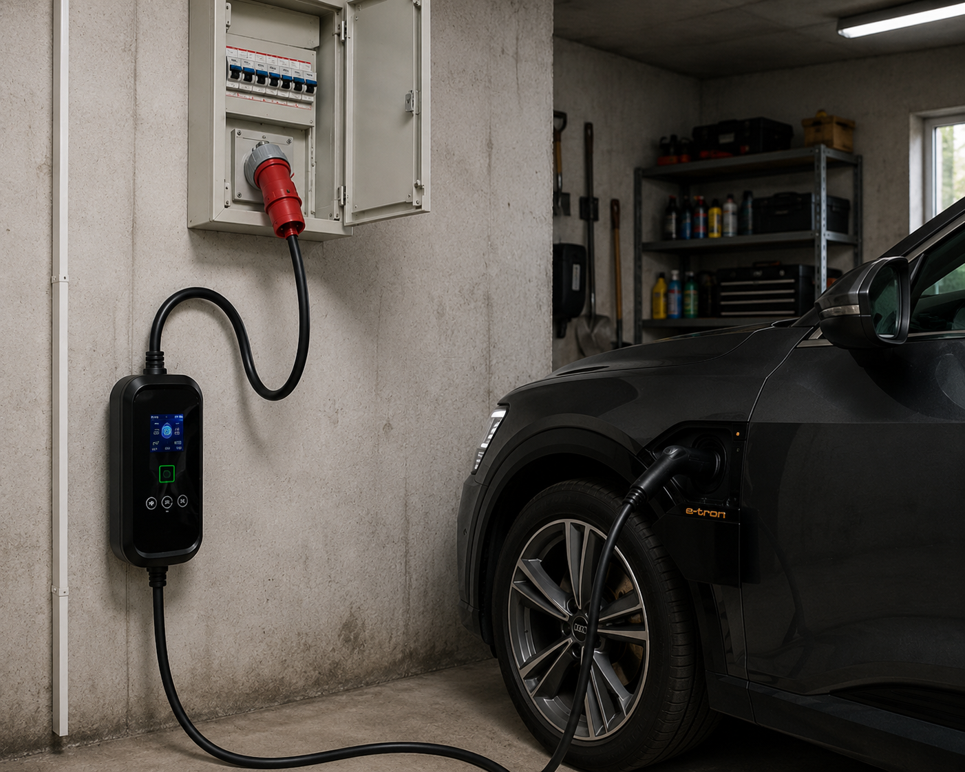 Chargeur de voiture électrique Type 2, 11kW