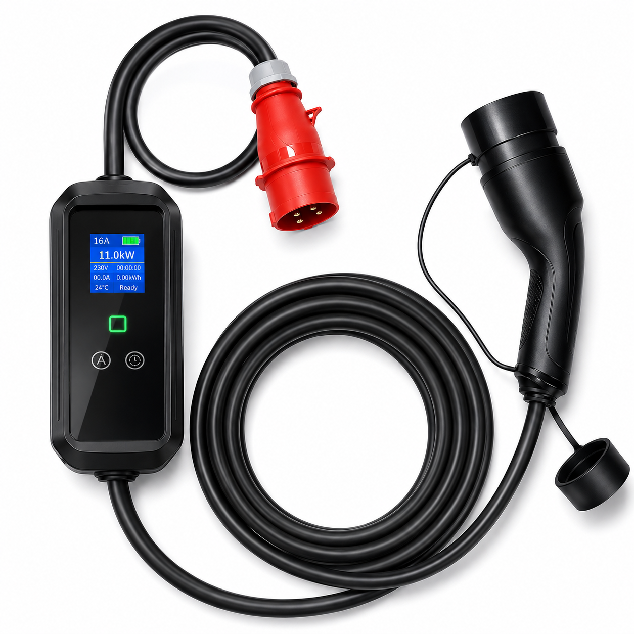 Chargeur de voiture électrique Type 2, 11kW